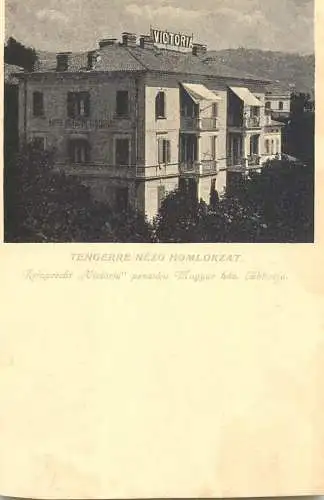 Postcard Croatia Tengerre Nezo Homlokzat
