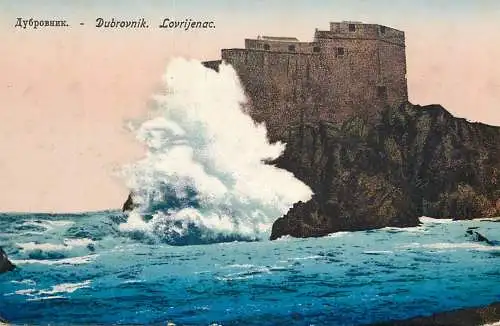 Postcard Croatia Dubrovnik Lovrijenac