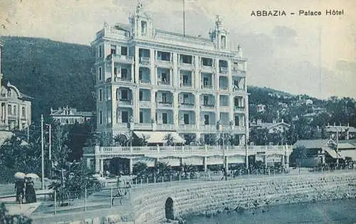 Postcard Croatia Abbazua Palace Hotel
