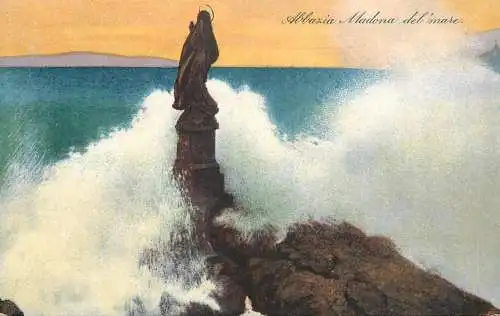 Postcard Croatia Abbazia Madona del'mare