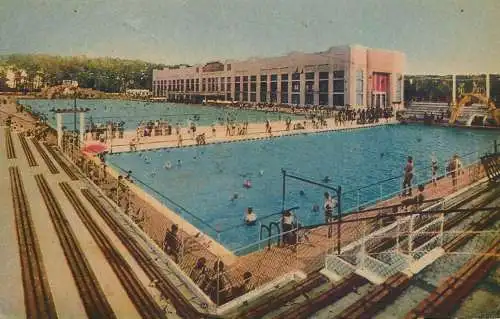 Postcard France Touluse Grande Piscine municipale