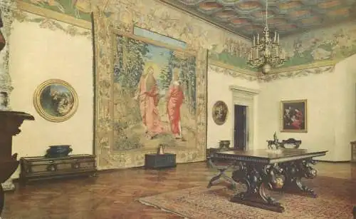 Postcard Poland Krakow wawel sala Turniejowa