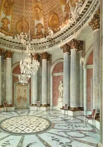 Postcard Germany Potsdam schloss Sanssouci Marble hall