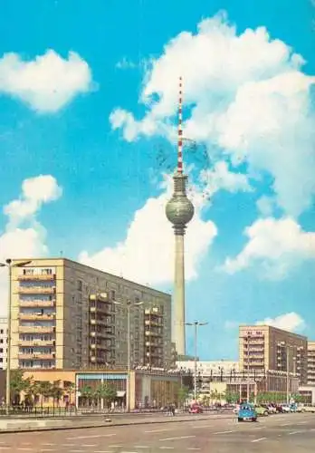 Postcard Germany Berlin Karl Marx allee