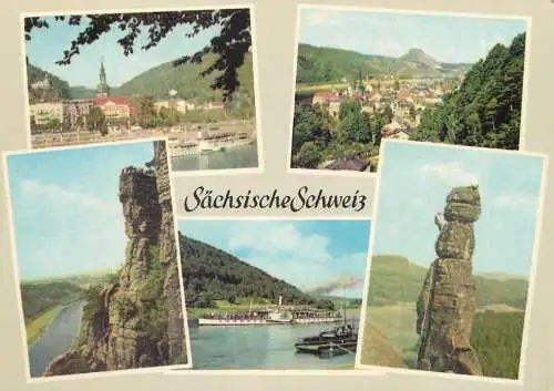 Postcard Germany Sachsische Schweiz