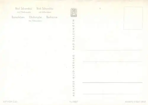 Postcard Germany Sachsische Schweiz