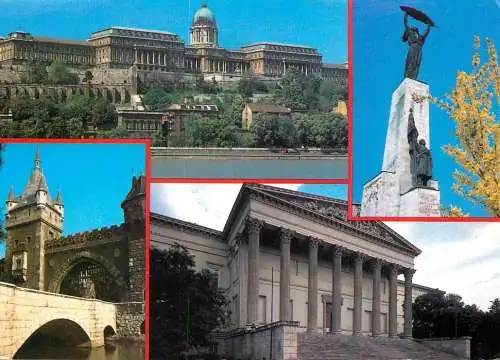 Postcard Hungary Budapest 1988