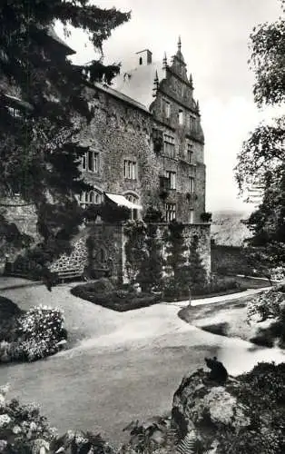 Postcard Germany schloss Eisenbach 1961