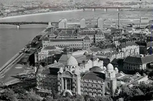 Postcard Hungary Budapest castle view