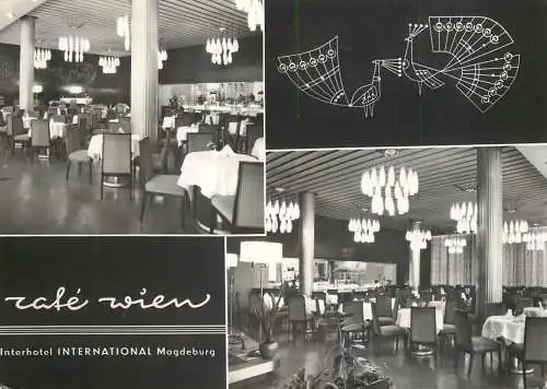 Postcard Germany Magdeburg Interhotel