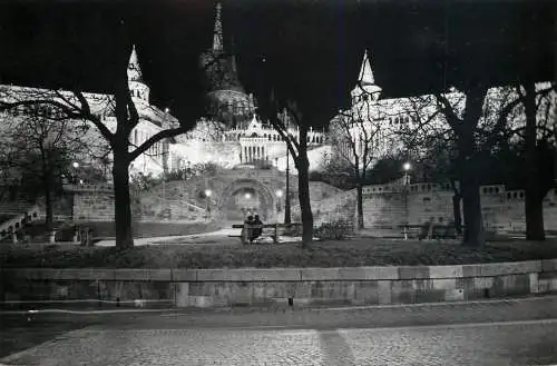 Postcard Hungary Budapest fisherman bastion