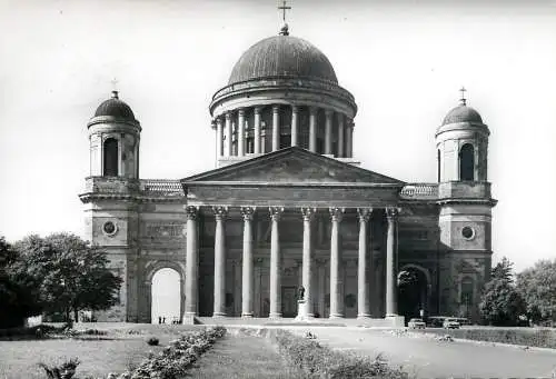 Postcard Hungary Esztergom main cathedral