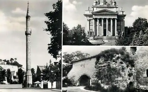 Postcard Hungary Eger multi view