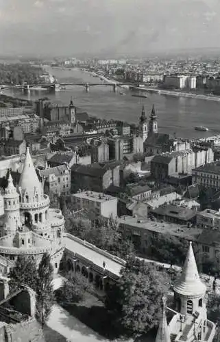 Postcard Hungary Budapest view 1967