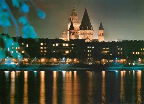 Postcard Germany Landeshaupt universitatsstadt Mainz 1983