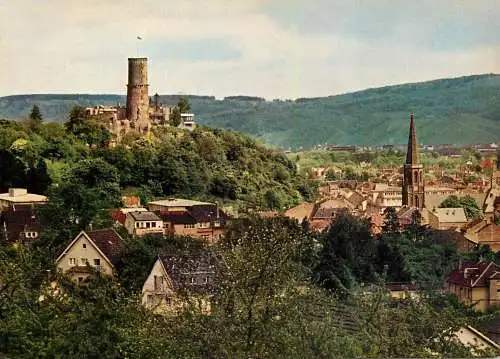 Postcard Germany Bad Godesberg am Rhein Seven mountains