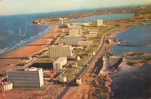 Postcard Romania Mamaia aerial view