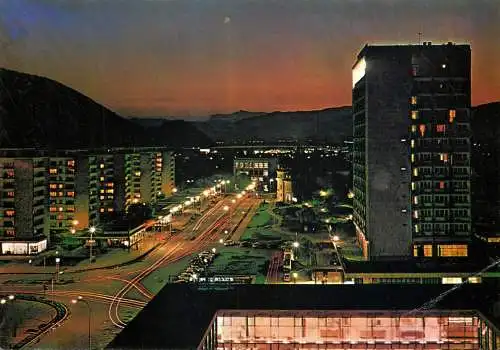 Romania Piatra Neamt vedere nocturna