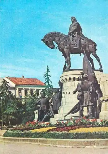 Romania Cluj-Napoca statuia lui Matei Corvin