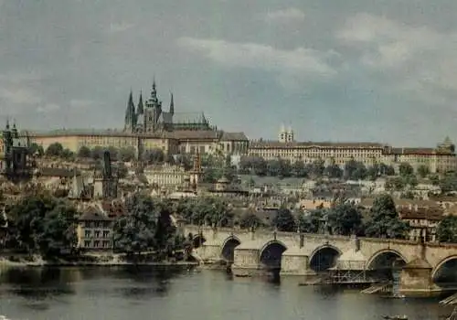 Postcard Czech Republic Prague hradcany