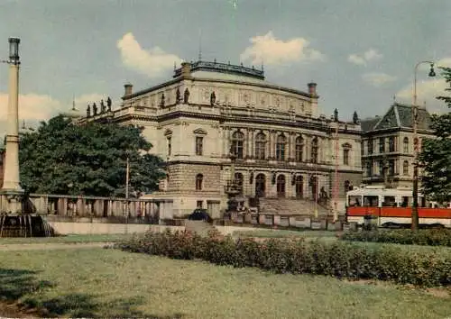 Postcard Czech Republic Prague dum umelcu