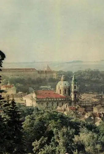 Postcard Czech Republic Prague castle