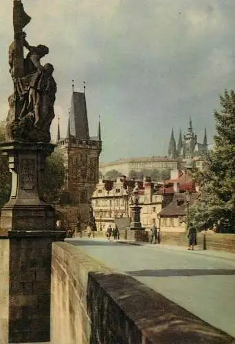 Postcard Czech Republic Prague hradcany
