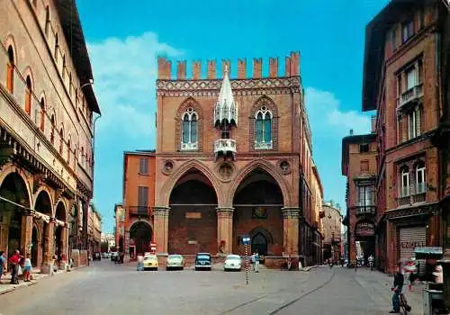Postcard Italy Bologna merchant's forum