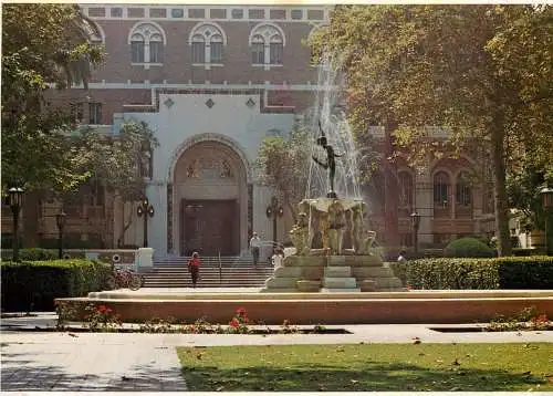 Postcard USA CA California Los Angeles university of Southern California 1986