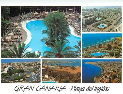 Postcard Spain > Islas Canarias > Gran Canaria playa del ingles