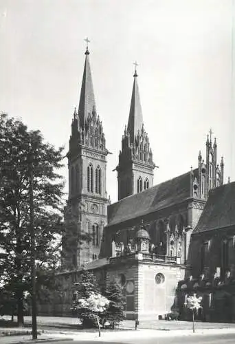 Postcard Poland Wloclawek gotycki katedra