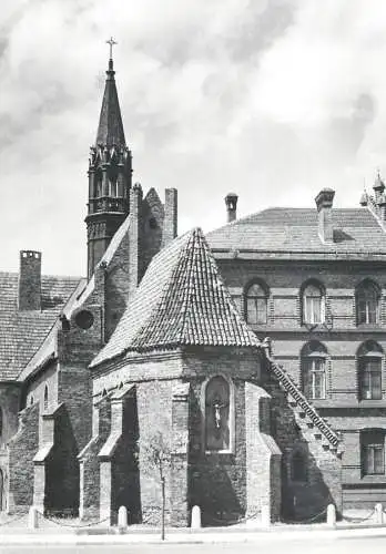 Postcard Poland Wloclawek gotycki kosciol Witalisa