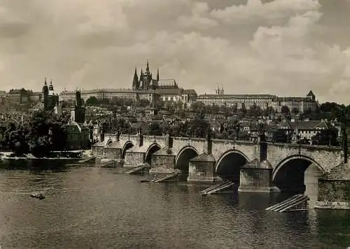 Postcard Czech Republic Prague hradcany