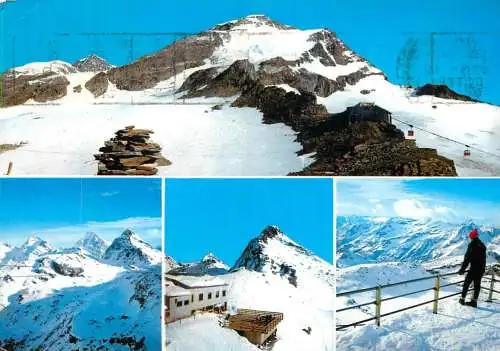 Postcard Italy Alagna Valsesia Funivia Monte Rosa 1971