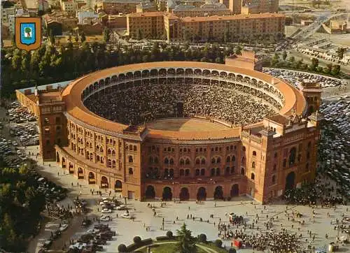 Postcard Spain Madrid plaza de Toros 1991
