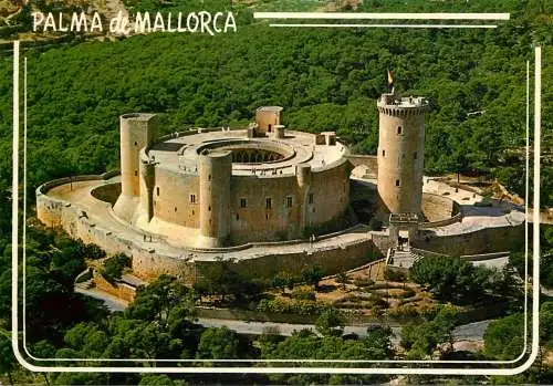 Postcard Spain > Islas Baleares > Mallorca Palma de Mallorca aerial citadel