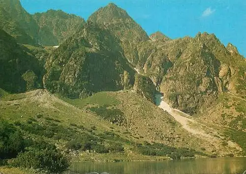 Postcard Poland Tatry Wysokie mountain scene 1979