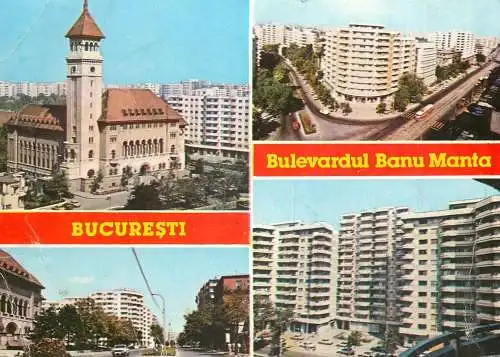 Romania Bucuresti Bulevardul Banu Manta multi view