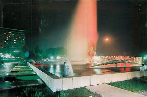Romania Constanta Fantana cinetica vedere nocturna