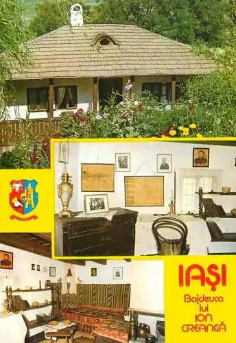Romania Iasi Bojdeuca lui Ion Creanga diverse aspecte