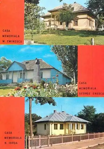 Romania Botosani Case memoriale-muzeu diverse imagini