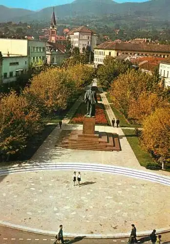 Romania Deva vedere din parc