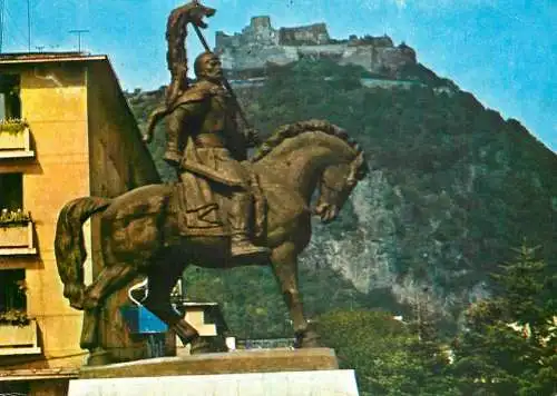 Romania Deva Decebal statuie ecvestra