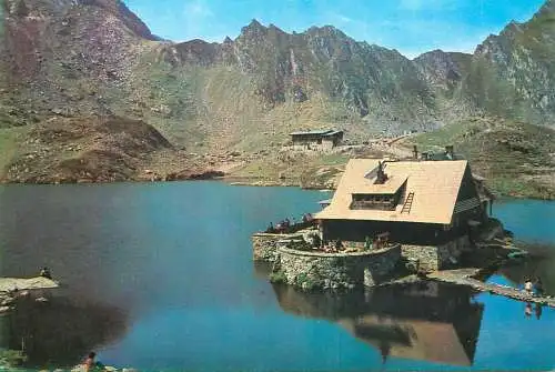 Romania Muntii Fagaras Lacul si Cabana Balea