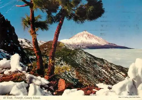 Postcard Spain > Islas Canarias > Tenerife el teide
