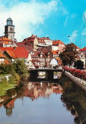 Postcard Germany Luftkurort Lauterbach Hessen 1986