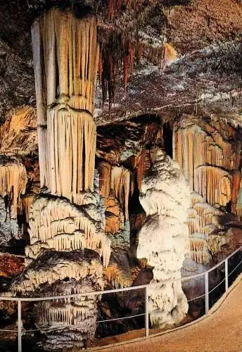 Postcard Slovenia the grottes of Postojna 1969