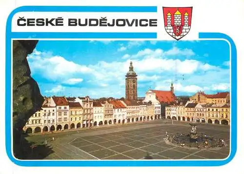 Postcard Czech Republic Ceske Budejovice