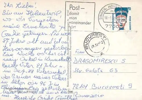 Postcard Germany Westlicher Bodensee multi view