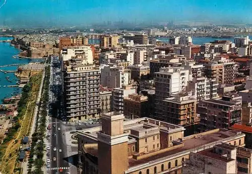 Postcard Italy Taranto panorama 1973